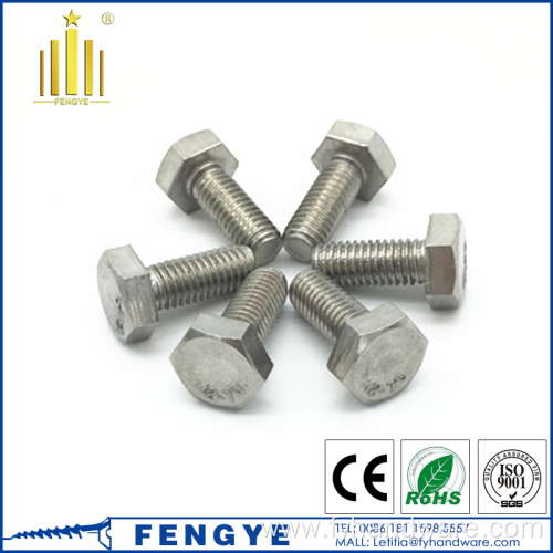 stainless steel 304 316 Hex Head Bolt